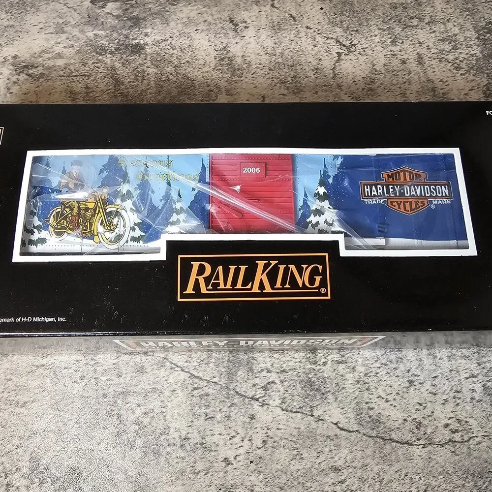 MTH Railking 30-74407 Harley Davidson Exclusive Season's Greetings Car 2006